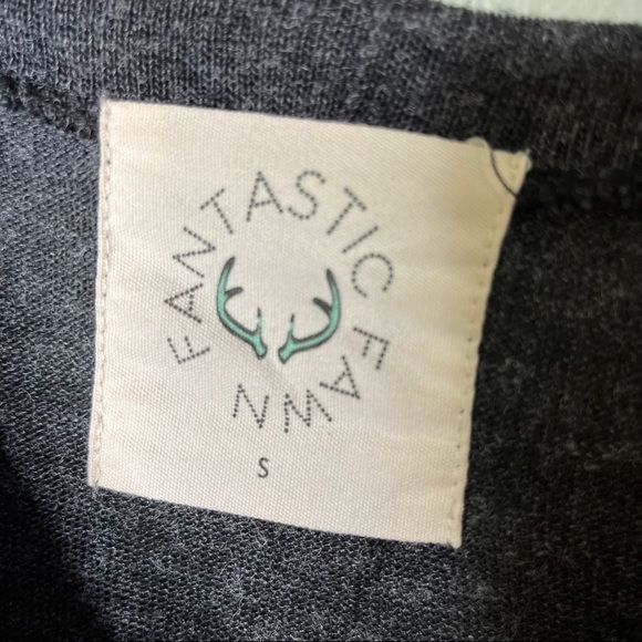 Fantastic Fawn Sherpa Fleece Sweater Pullover Gray Size Small Cozy - Picture 6 of 8